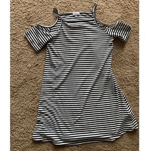 Black and White Stripped dress